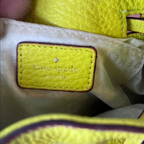 Kate Spade Lime Leather Shoulder Bag - Picture 4 of 15